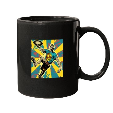 Discover Ultimate Frisbee Retirement Appreciation Pop Art Mugs