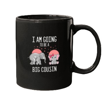 Discover Humorous I'm Going To A Big Cousin Baby Mugs
