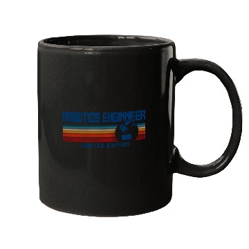 Discover Robot Robotics Engineer Retro Mugs