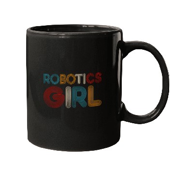 Discover Robot Robotics Engineer Girl Mugs