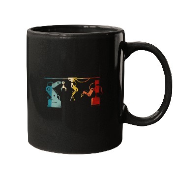 Discover Robot Robotics Engineer Retro Mugs