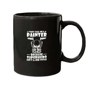 Discover Painter Painting Super Hero Mugs