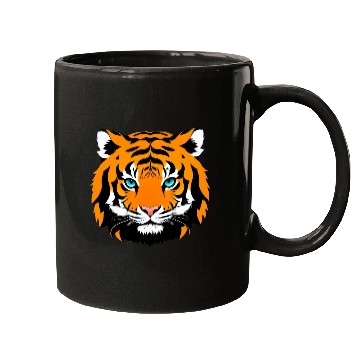 Discover Funny and Cute Comic Tiger Cartoon Mugs