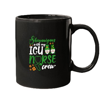 Discover Shenanigans With My ICU Nurse Crew Saint Mugs