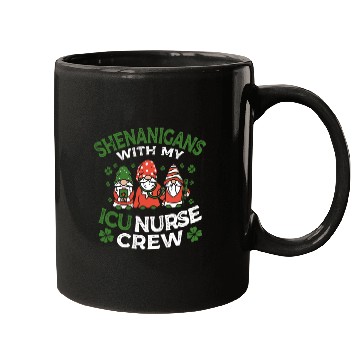 Discover Shenanigans With My ICU Nurse Crew Saint Mugs
