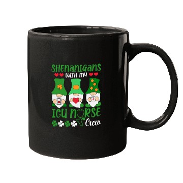 Discover Shenanigans With My ICU Nurse Crew Saint Mugs