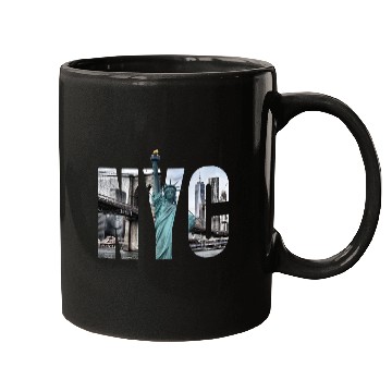 Discover New York City - NYC Lettering Mugs