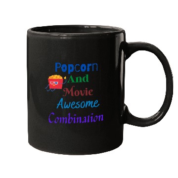 Discover Popcorn And Movie Awesome Combination Mugs