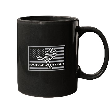 Discover USA Flag Carcinoid Cancer Awareness Beat Cancer Mugs