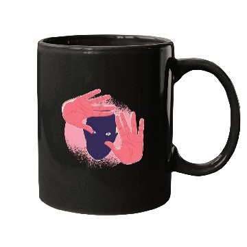 Discover Faceless hands creepy looking Faceless hands creep Mugs
