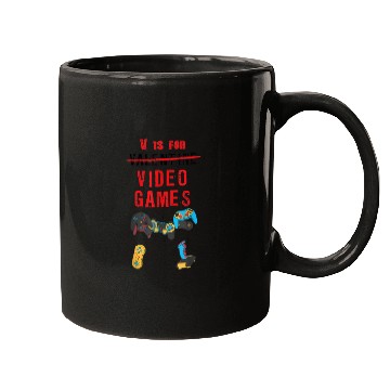 Discover V Not For Valentine's day Video Games Mugs