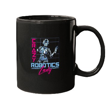 Discover Robot Robotics Engineer Female Mugs