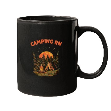Discover Camping RN Camper Forest Camp Jungle Vacation Wild Mugs