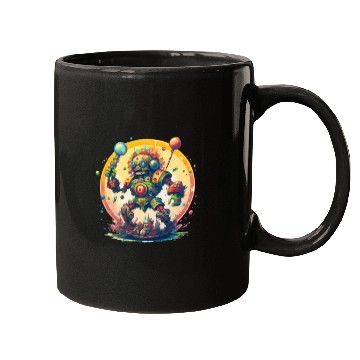 Discover Inca,Maya robot warrior Mugs