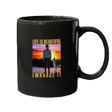 Discover LIFE IS BEAUTIFUL EMBRACE IT Mugs