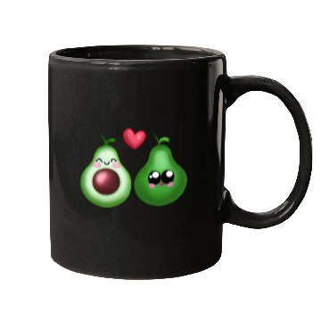 Discover Avocado Love - Cute Couple Design Mugs