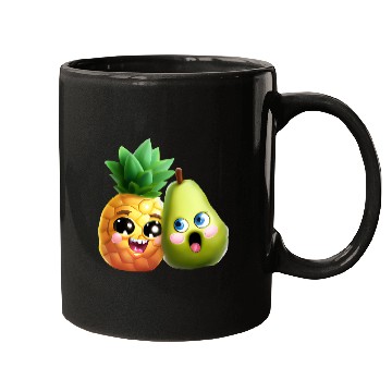 Discover Pineapple pear love - cute fruit design Mugs