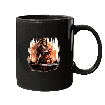 Discover Shield-maiden or Shieldmaiden Amazon Mugs
