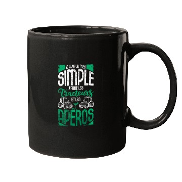 Discover Simple Guy Like Tractor Alcohol Driver Farmer Mugs