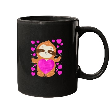 Discover Couple love you my sloth Valentine's Day Mugs