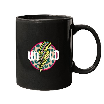 Discover Wild Lightning Leopard Circle Mugs