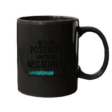 Discover Installing Optimistic People Happiness Positive Mugs