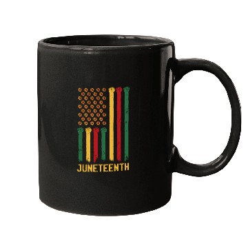 Discover US Flag Juneteenth Mugs