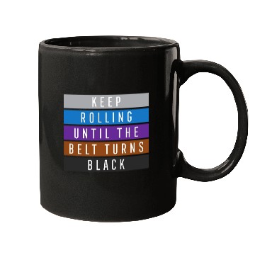 Discover Keep Rolling Jiu Jitsu idea for BJJ, Jujitsu Gift Mugs