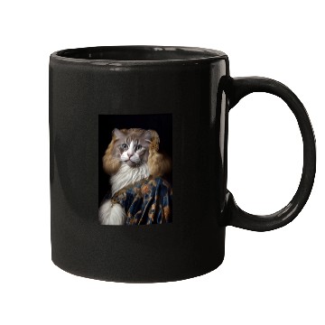 Discover American Curl Princess Cat Breed Portrait Royal Re Mugs