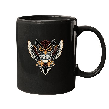 Discover Owl Skull Mugs