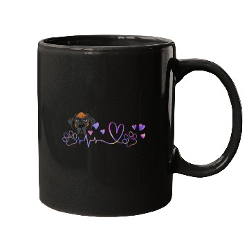 Discover Great Dane Heartbeat Mugs
