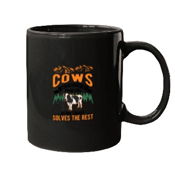 Discover Cow Gift Farmer Cattle Breeder Cows Mugs