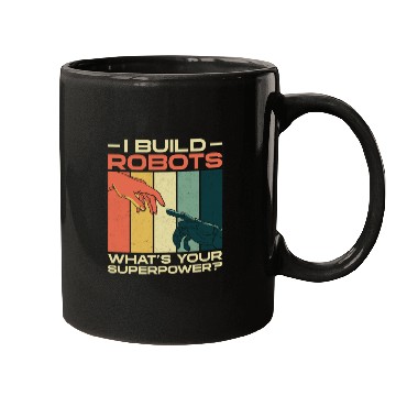 Discover Robot Robotics Engineer Retro Mugs