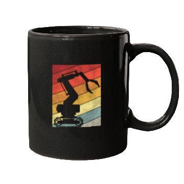 Discover Robot Robotics Engineer Retro Mugs