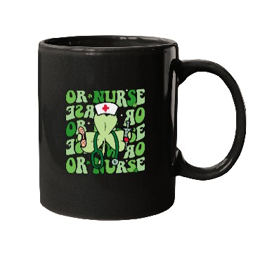 Discover Groovy OR Nurse Funny Shamrock St Mugs