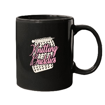 Discover Knitting Knitter Friends Besties Mugs