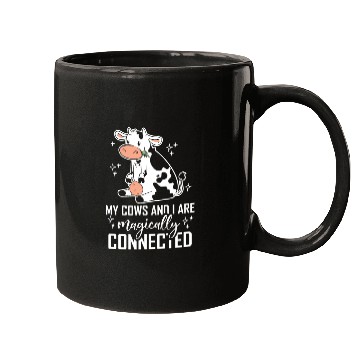 Discover My Cows And I Are Magically Connected Cow Farm Mugs