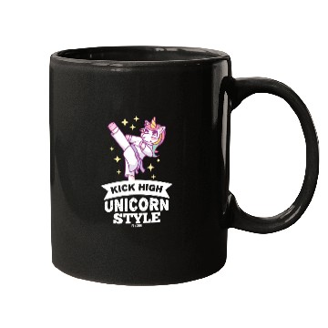 Discover Unicorn girl martial arts training Mugs