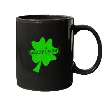 Discover Saint Patrick s Day Shenanigans Clover Shamrock Mugs