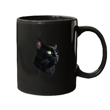 Discover BACK CAT 3D FACE Mugs