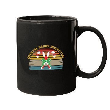Discover Official Candy Inspector Halloween Candy Corn Mugs