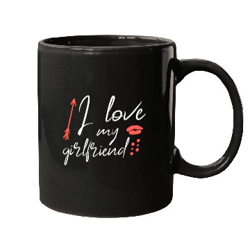 Discover I love my girlfriend Mugs