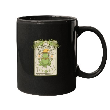 Discover Dark Cottagecore Wizard Frog Goblincore Aesthetic Mugs