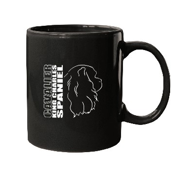 Discover Cavalier King Charles Spaniel Profile dog mom Mugs