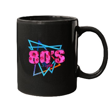 Discover 80's Style - Fun Retro Pink Leopard Print Mugs