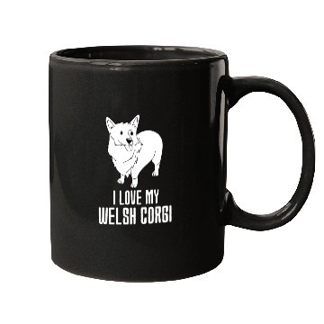 Discover I Love My Welsh Corgi Mugs