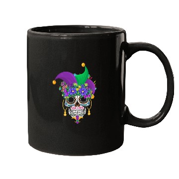 Discover Mardi Gras Mask Dia De Los Muertos Flower Sugar Mugs