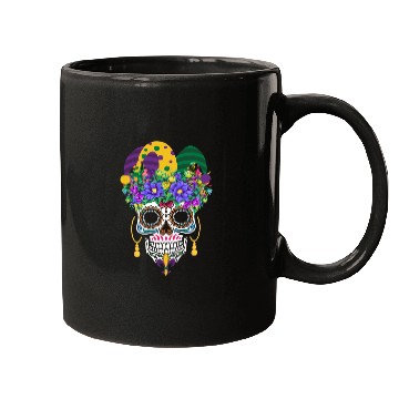 Discover Mardi Gras Mask Dia De Los Muertos Flower Sugar Mugs