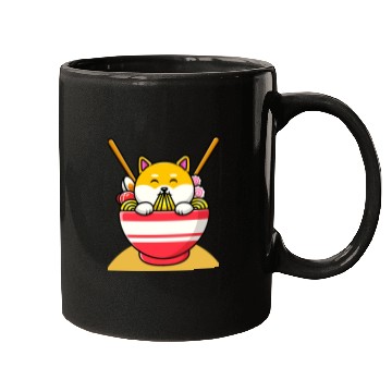 Discover Cat Eating Spaghetti Ramen Cat Sweet Kitty Mugs
