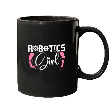 Discover Robot Robotics Engineer Female Mugs